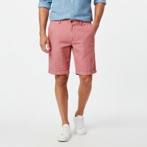 J Crew Men's Gramercy Shorts cotton linen 10" Red Size 34 Casual Summer Basic